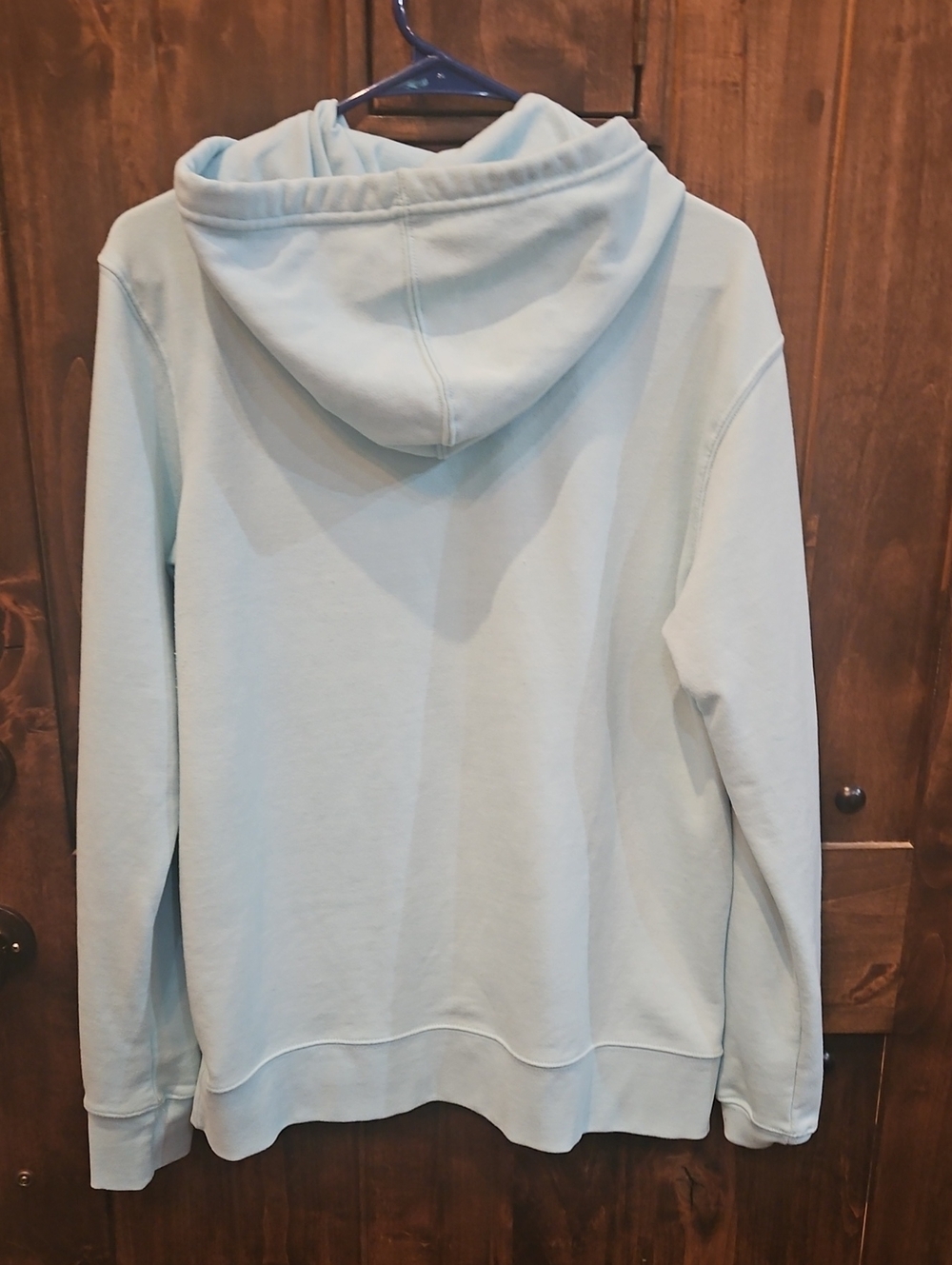 Life Is Good Oversized Pale Blue Fishing- Beach Soft Pullover Sweatshirt Hoodie - Picture 6 of 7